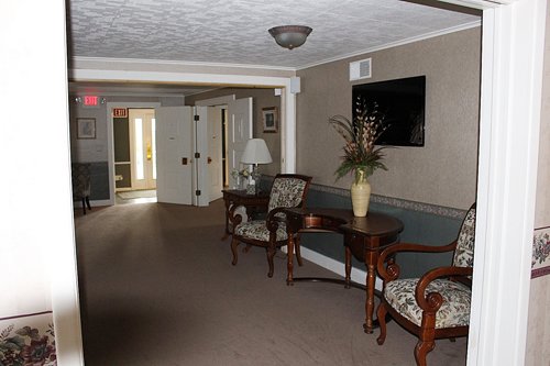 Hallway View of Laing Funeral Home Inc.