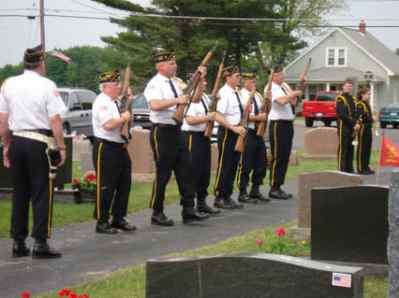 Legion Honor Guard Services at Eden Evergreen Cemetery
